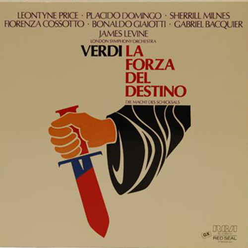 Schallplatte - La Forza Del Destino Verdi James Levine 4 LPs 1977